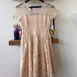 Apricity Claire Champagne dress